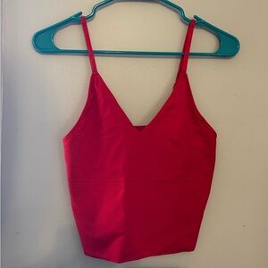Women’s Streetwear Society Vibrant Red Cropped Tank Top: L/XL